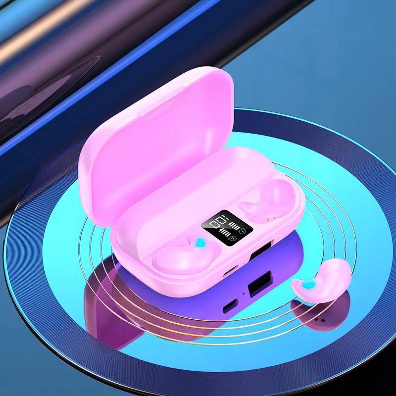 

X57 popular in-ear super long battery life mini sleep bluetooth headset with digital display 5.3 wireless noise reduction