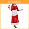 Christmas Santa Themed Dress For Women With Polyester Material For Festive Events