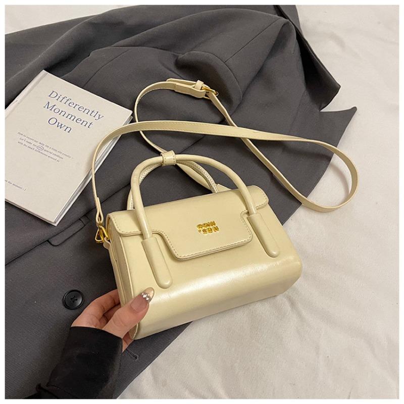 Hand carry simple high-end small square bag spring and summer new fashion shoulder bag trend casual messenger bag