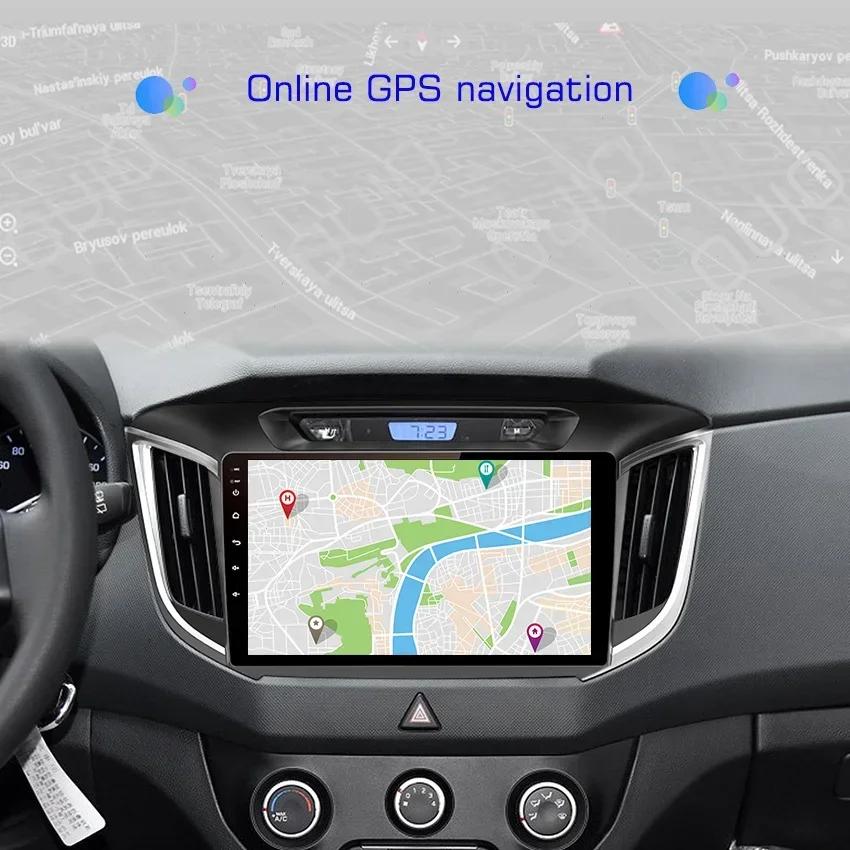Android 13 Radio For Hyundai Creta Ix25 2015 2017 2019 Car Stereo Multimedia Player Carplay Auto GPS Navigation 2DIN DSP 4G