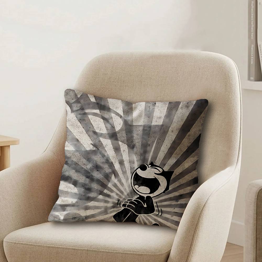 FFelix Cartoon The CCat Lucky Dragon Pillow Cover Sofa Cushion Cover Home Room Decoration Children Gift