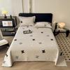 Vintage Style Floral Pattern 100% Cotton Bed Sheet Set Dark Color Flowers Luxurious Bedspread with Pillowcases Queen Bedding Set
