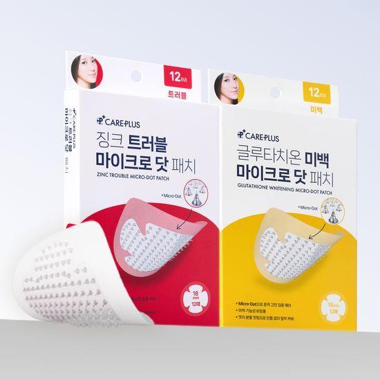 CARE+ Micro Dot Patch 2 Types Zinc & Glutathione (12 Sheets)
