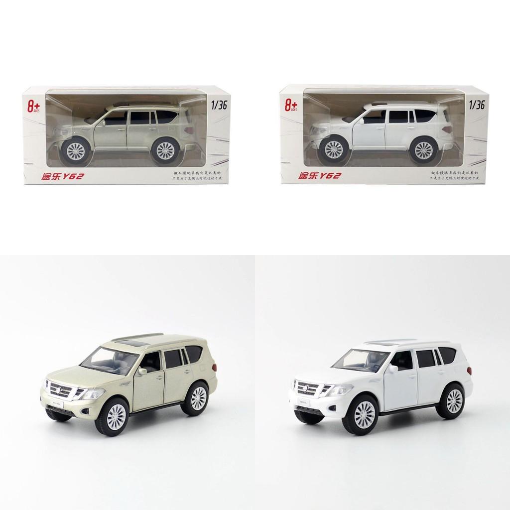 Automodellspielzeug aus Legierung Nissan Patrol Y62 Polizeiauto Für Sammler Und Kinder