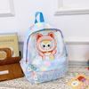 Plush Cute Cartoon Rabbit Letter Printed Children Backpack For School Use