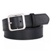 PU Leather Belt For Women Square Pin Buckle Jeans Black Belt Chic Luxury Vintage Design Trendy Accessories Female Waistband Belt