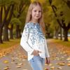 Top a maniche lunghe girocollo da bambino stampato casual quotidiano
