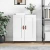 VidaXL Buffet High-Gloss White 69.5x34x90 Cm Engineered Wood 830166