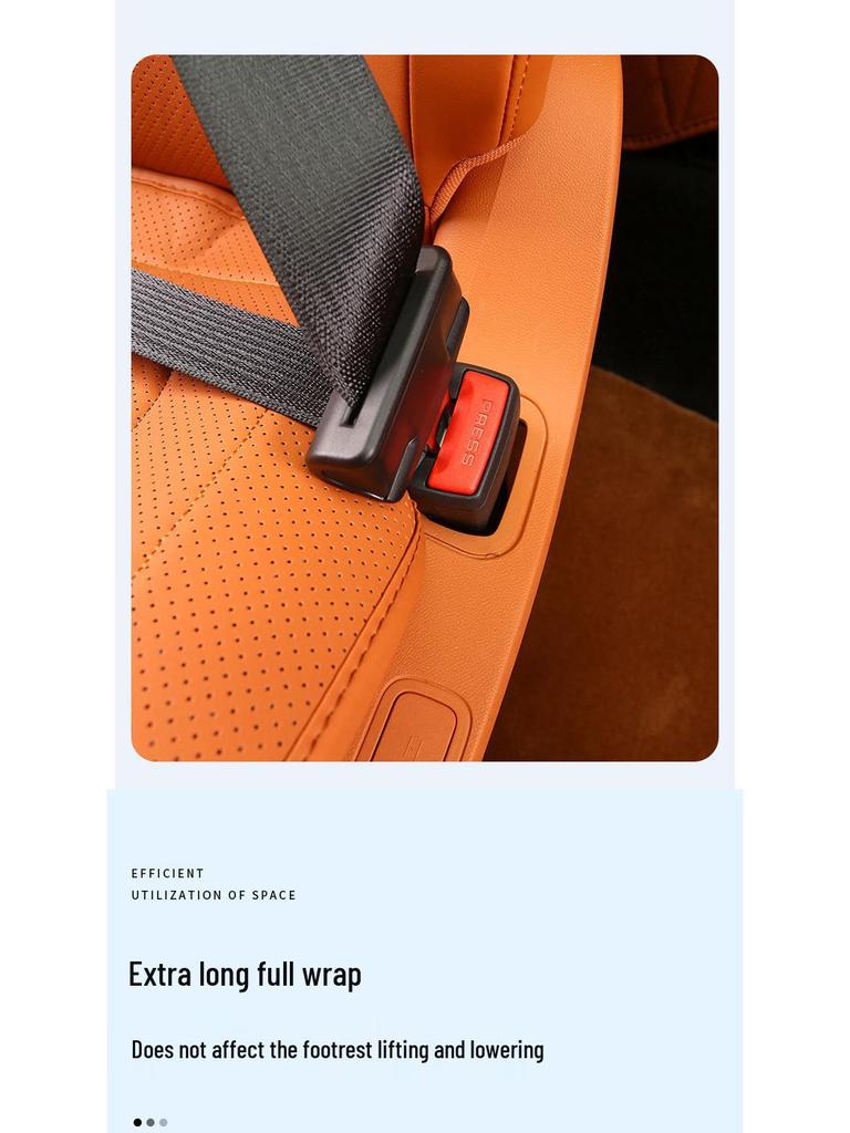 AITO M8 Nappa Leather Seat Cushion: Full Car, Five-Seat, Four Seasons, Eco-Friendly Ventilation, Auto Interior Accessories.