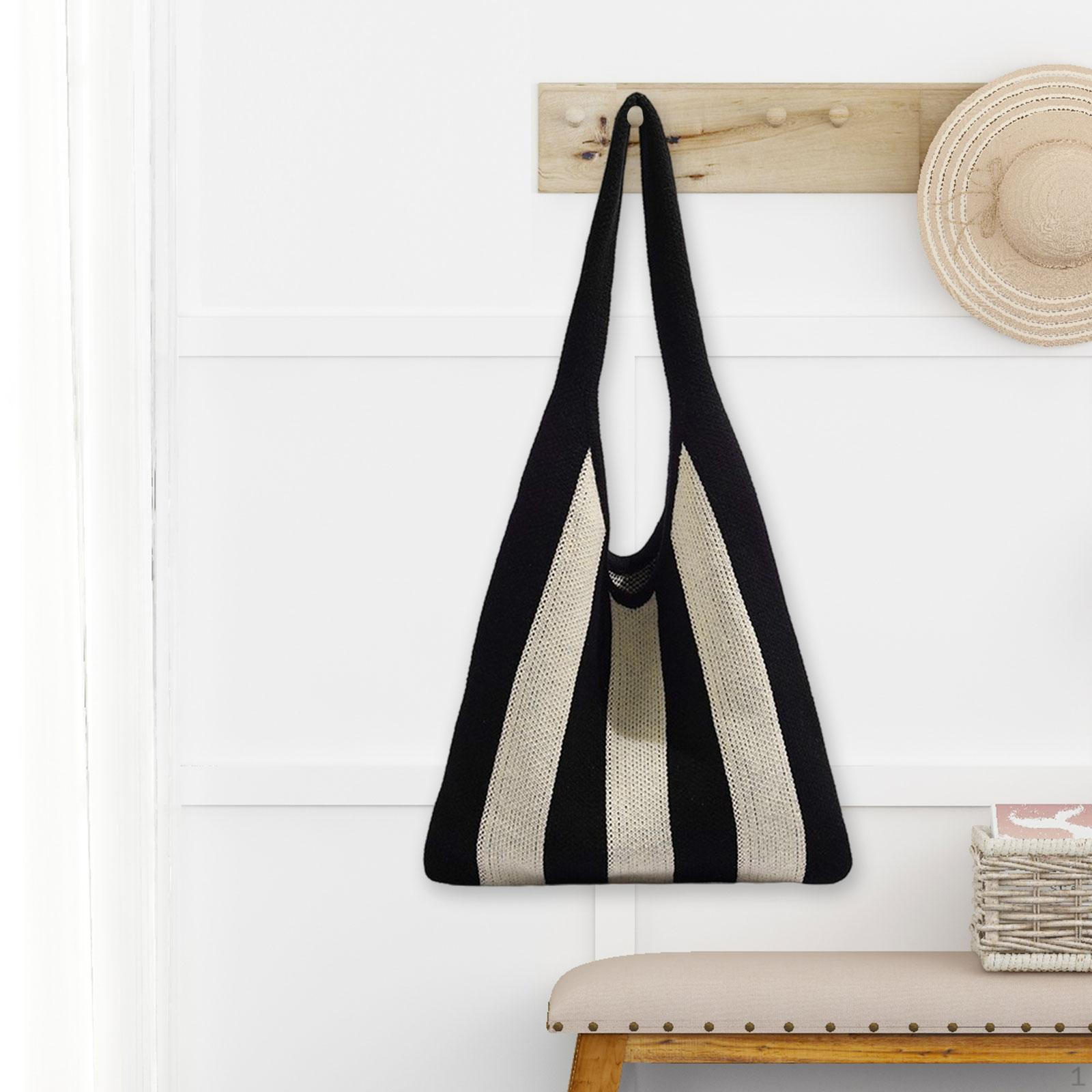 

Вязаная крючком сумка для женщин Эстетичная вязаная сумка-тоут для путешествий, свиданий, пляжа, дня рождения