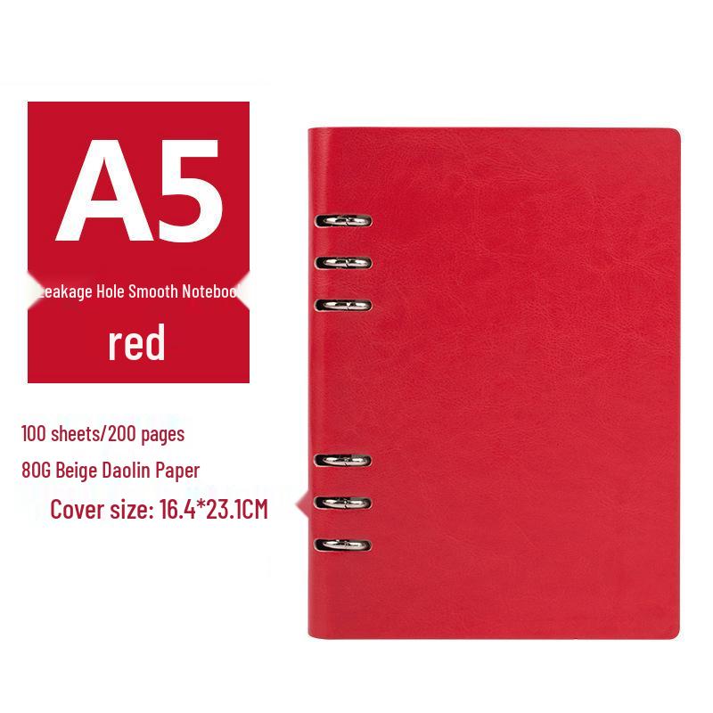 A5/B5 Business Loose-Leaf Notebook with Detachable Pages - Customizable Meeting Record Book