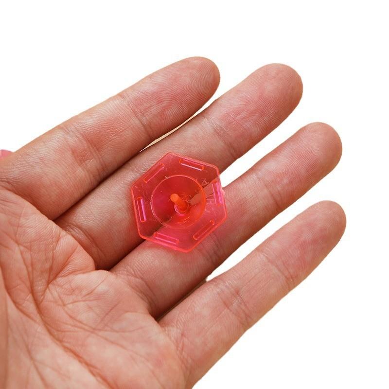 Twist Hand Kids Transparent Gyroscope With Clear Material For Collection Play