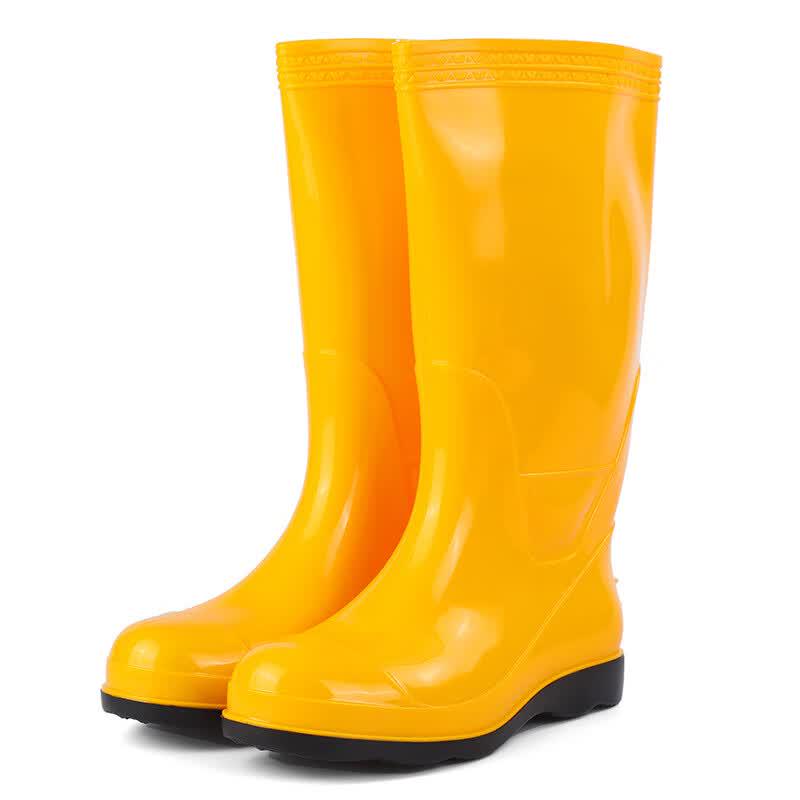 Ruima Men s High-Top Steel Toe Safety Rain Boots 42