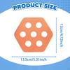 12 Pieces Hexagon Surfboard Pads Deck Decking Accessories Non Slip Mat Grip for