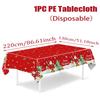 Christmas Tablecloth Merry Christmas Decorations For Home 2025 Navidad Noel Kerst Xmas Table Decor Gifts New Year 2026 Natal