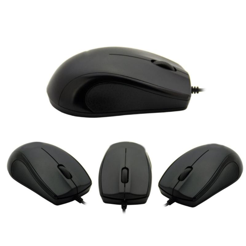 Ergonomic Computer Mouse With Two Interfaces USB PS2s Plugs ABS Construction 3D Wheel For CAD Work