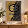 Pittsburgh Steelers Diamond Painting Kit 5D Full Drill DIY Diamond Mosaic Wall Art Home Decor