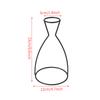Creative Shapes Black Metal Flower Vase Frame Plant Holder Cafe Home Decor