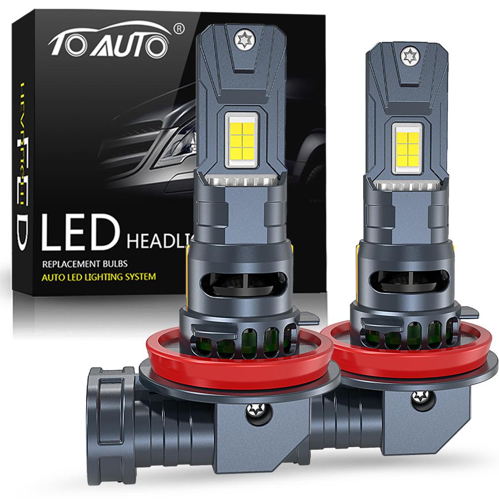 TOAUTO H4 LED Lights Bulbs 300W 30000LM Car Headlights H11 9005 H7 LED Headlight Canbus Turbo Lights for Car 6000K 12V 24V