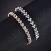 Fashion Crystal Zircon Bracelet Alloy Bangle Charming Jewellery Elegant Accessories for Women Girls