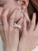 Love Me Monster Sheer Cute Ribbon Chain Ring (L241Mri070)