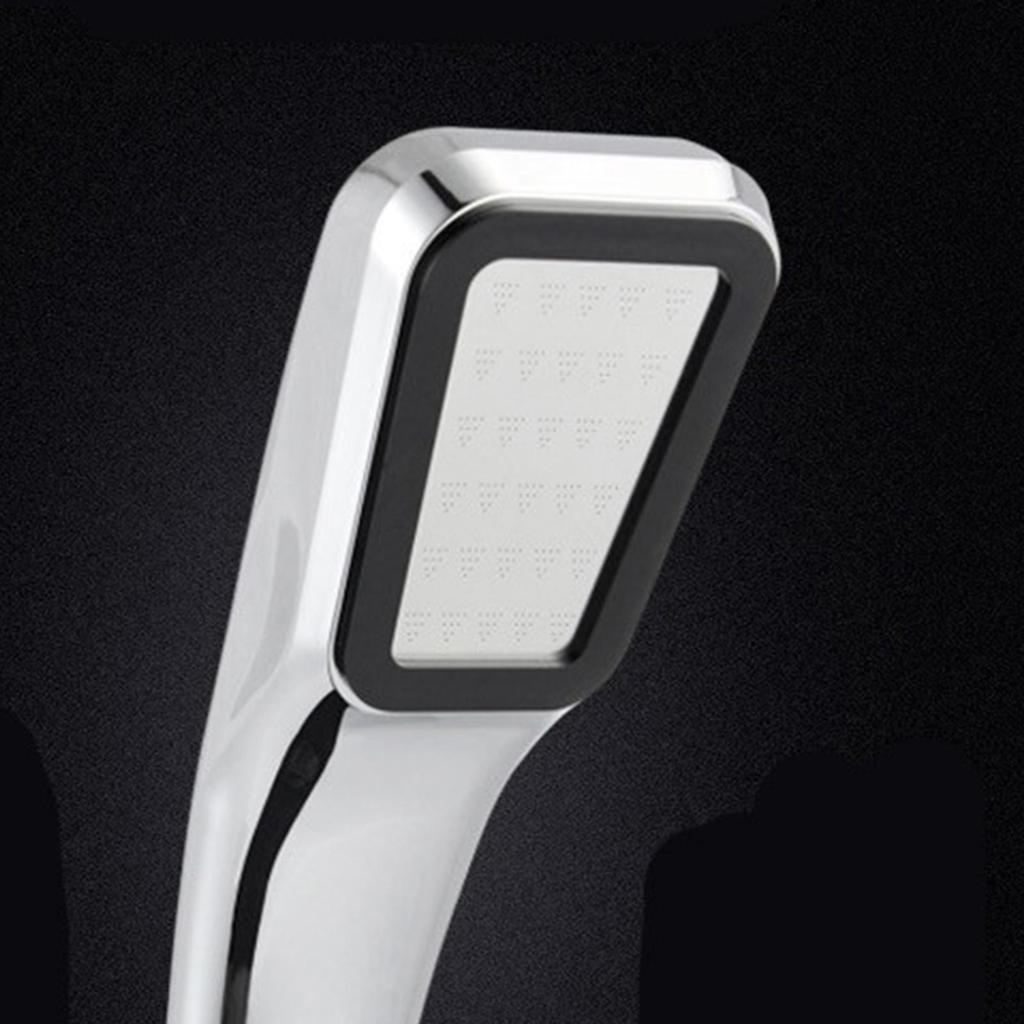 Handheld Shower Head High Pressure Rain Shower Water Saving High Flow Water Nozzle 4-Way Adapter 300 Holes for Bathing