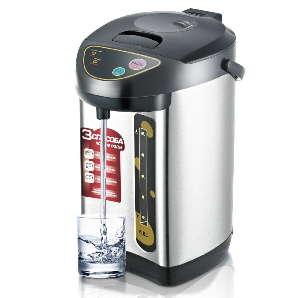 

Stainless Steel 6.8L Electric Kettle & Hot Water Dispenser, Fast Boil Thermos EU Plug