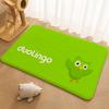 Duolingo Owl Duo 2 Floor Mat Floor Mat Soft Flannel Non-Slip Door  Rug for Living Room
