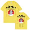 Singer Mac Demarco Law & Order Double Sided Print T-shirt Men Women Fashion Vintage Oversized Tshirt Men's Casual Cotton T Shirt