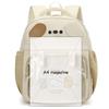 Puppy Pattern Schoolbag Student Large Capacity Backpack Women's Color Contrast Backpack