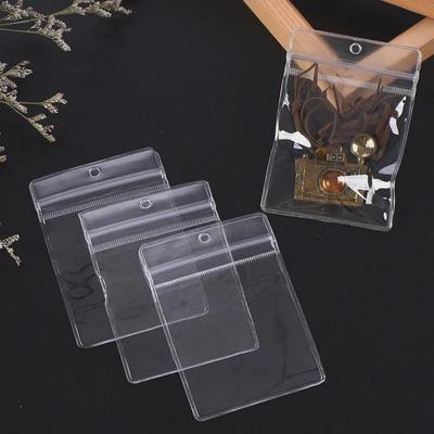 Compact PVC Jewelry Storage Bag for Earrings and Rings