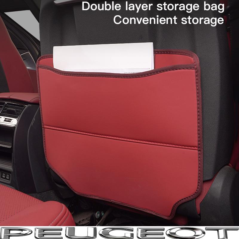 Car Seat Back Anti-Kick Mat Protector Pad Cover For VW GTI Polo Golf MK6 MK7MK8 Passat B6 B7 B8 Tiguan CC T-ROC Jetta Tire Valve