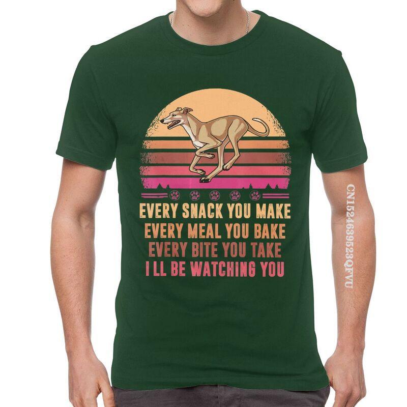 Greyhound T Shirts Men Novelty T Shirts Whippet Sighthound Dog Lover Tshirts Cotton Oversized Tee Tops Kawaii Clothes