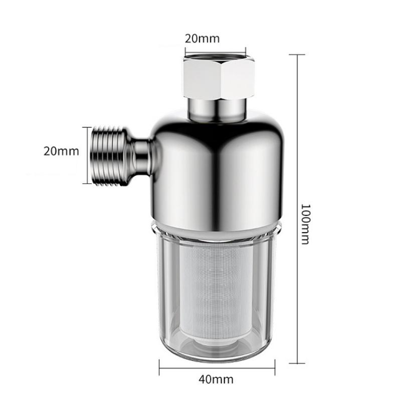 New 40 Micron Spin Down Sediment Filter 316 Stainless Steel Element Reusable Front Filter Sediment Water Filters Pre-Filtration