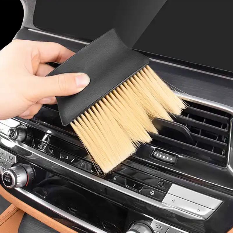 Car Dashboard Air Vent Outlet Dust Cleaning Brush Universal Car Crevice Dust Removal Artifact Brush Auto Interior Cleaning Tool