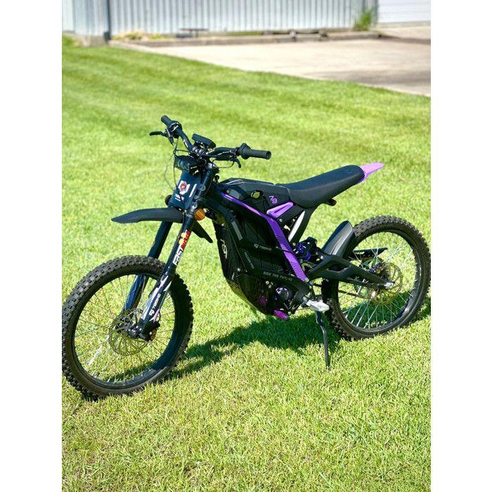 79Bike - Elektrické kolo FALCON PRO, terénní pneumatiky 19", motor 72 V 35 Ah - špičkový výkon 10 000 W, 85 km/h, černá/Fialová