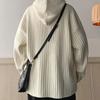 Hooded Sweater, Men's Autumn and Winter Ins, Gentle Wind, Soft and Waxy Short Jacket, Loose and Lazy Warm Knit