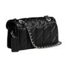 Coach Tabby 20 Rivet Push Lock Sheepskin Crossbody Bag Women's Black