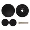 Bike Headset Top Cap Aluminum Alloy Plastic Headset Stem Cap Cover for Bike Modification Black