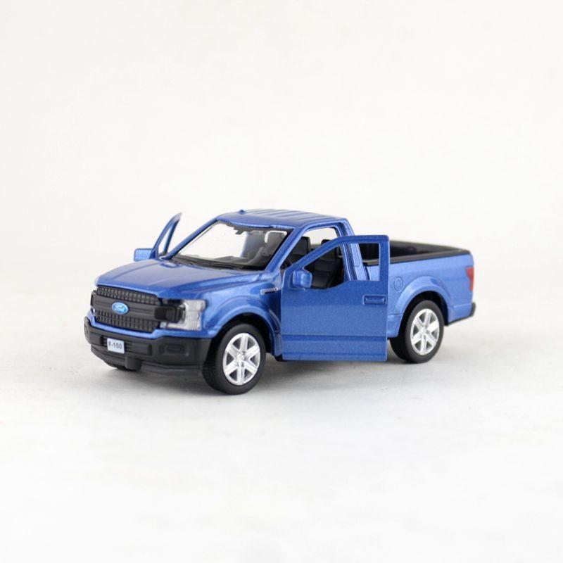 Alloy Car Model Ford F150 Pickup Toy With Open Window For Kids Collectors
