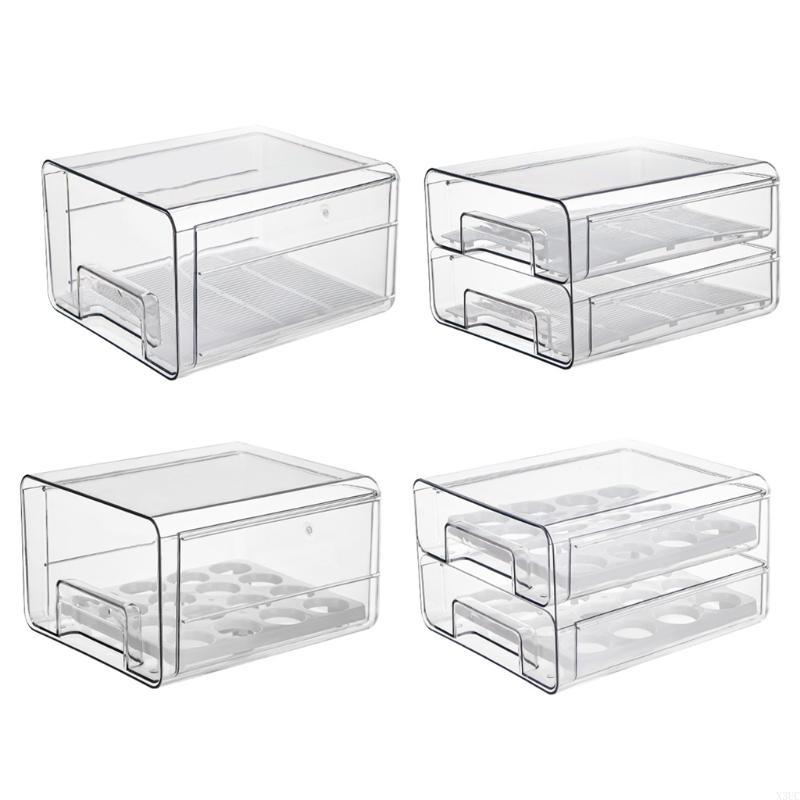Refrigerator Freezer Cabinet Kitchen Drawer Accessories Box X3UC