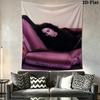 Charli Xcx Wall Tapestry Aesthetic Wall Hanging Printed Fabric Blanket Decorative Tapestries for Bedroom Living Room Home Decor