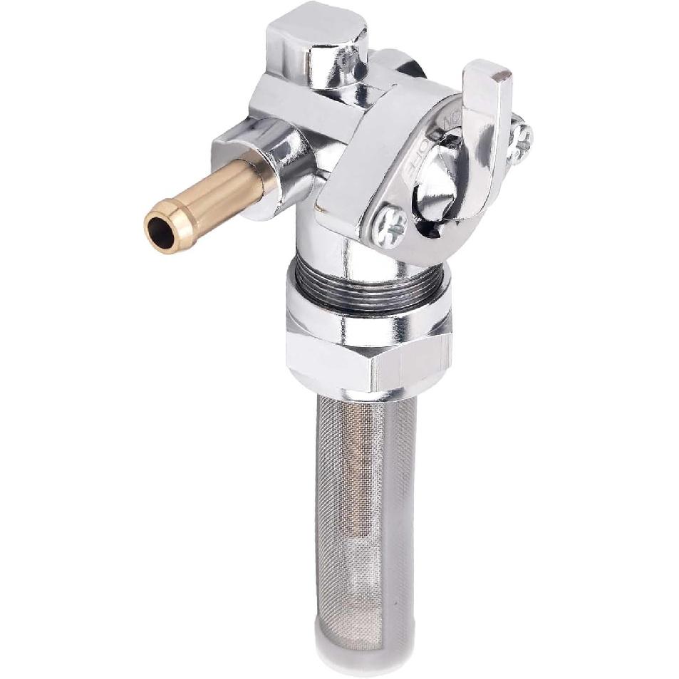 AHL Right Entrance Gas Tank Fuel Petcock Shut Off Valve Switch 62167-81 Compatible with Sportster 1200 XLH1200 1988-2003 Sportster 883 Custom XL883C