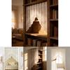 White Arched Lace Half Door Drapery With Plant Floral Print For Bedroom Or Living Area