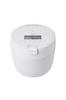 Panasonic Rice Cooker 5 Cups Pressure IH New Life Single Living Compact Size Lid Dishwasher Safe White SR-R10B-W
