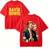 David Bowie Maglietta Regalo per Fan Unisex Unisex Harajuku Oversize Unisex Manica Corta Streetwear Alta Qualità Comoda Classica