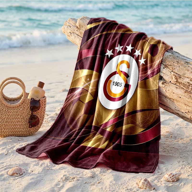 Galatasaray FC Druck Mikrofaser Strandtuch Schnelltrocknend Saugfähig Großes Handtuch für Strand Schwimmen Reisen