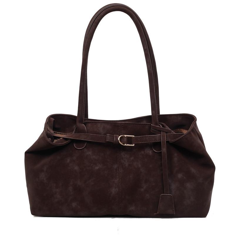 Autumn and Winter Retro Large-capacity Commuter Tote Bag Women's Bag New Fashion Shoulder Underarm Bag Handbag
