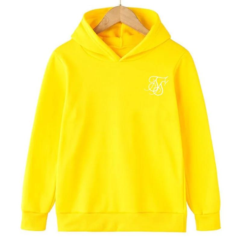 Children's hooded sweatshirts, fleece pullovers for spring and autumn, fashionable hooded tops for boys and girls, sportswear