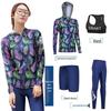 SBART Women's Long Sleeve Rash Guard & Wetsuit Set